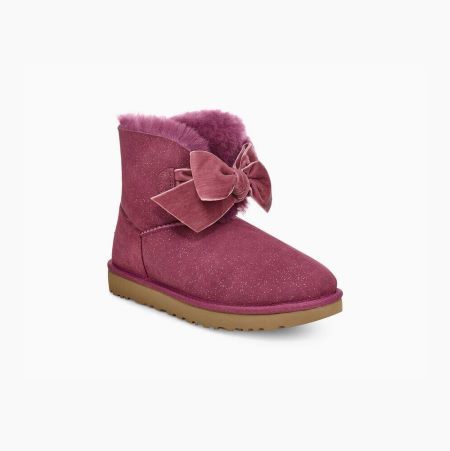 UGG Gita Twinkle Bow Mini - Boots Dame - Lyse Lilla (NO-Z687)